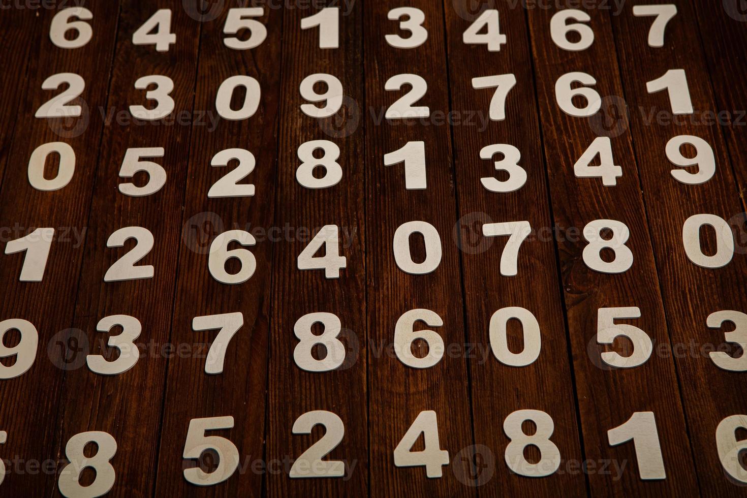 Background of numbers. from zero to nine. Numbers texture. Finance data concept. Mathematic. Seamless pattern with numbers. financial crisis concept. Business success. photo