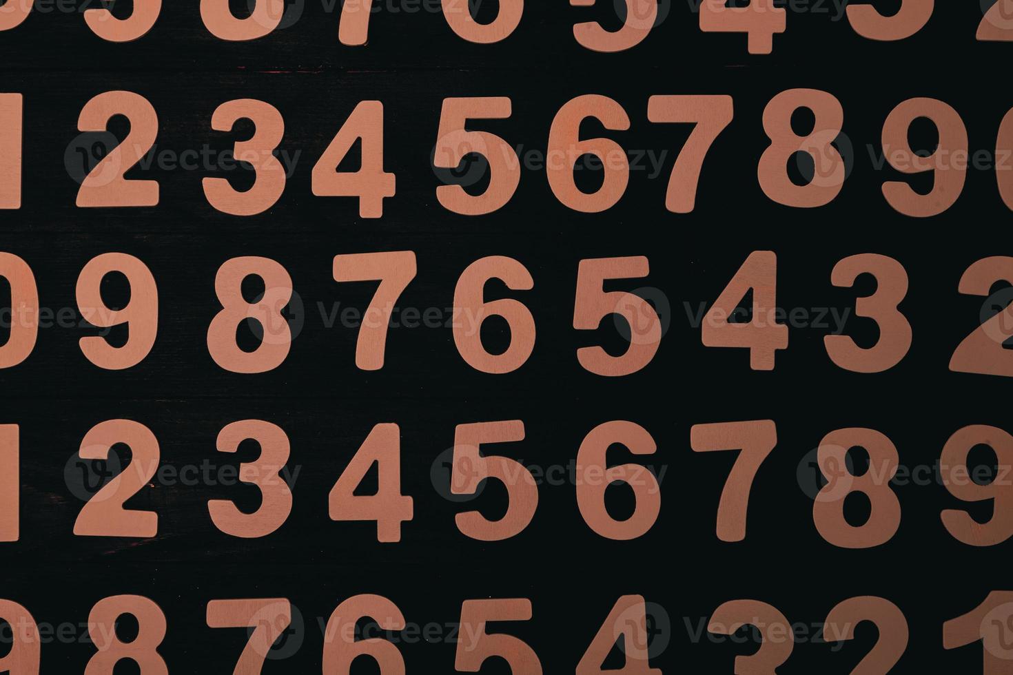 Background of numbers. from zero to nine. Numbers texture. Finance data concept. Matematic. Seamless pattern with numbers. financial crisis concept. Business success. photo