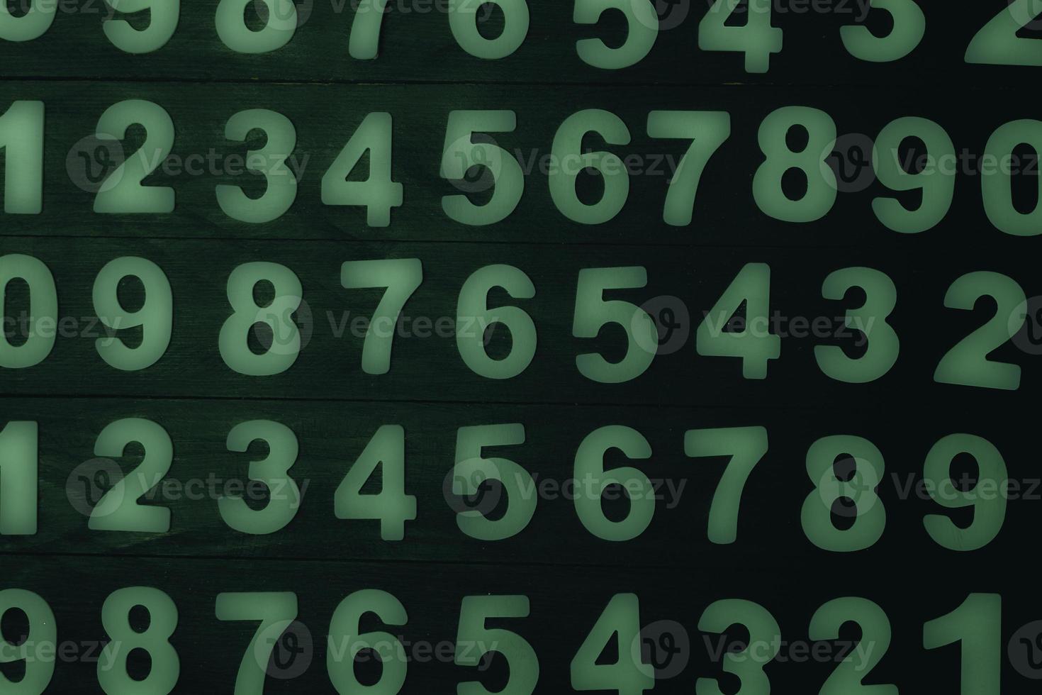 Background of numbers. from zero to nine. Numbers texture. Finance data concept. Matematic. Seamless pattern with numbers. financial crisis concept. Business success. photo