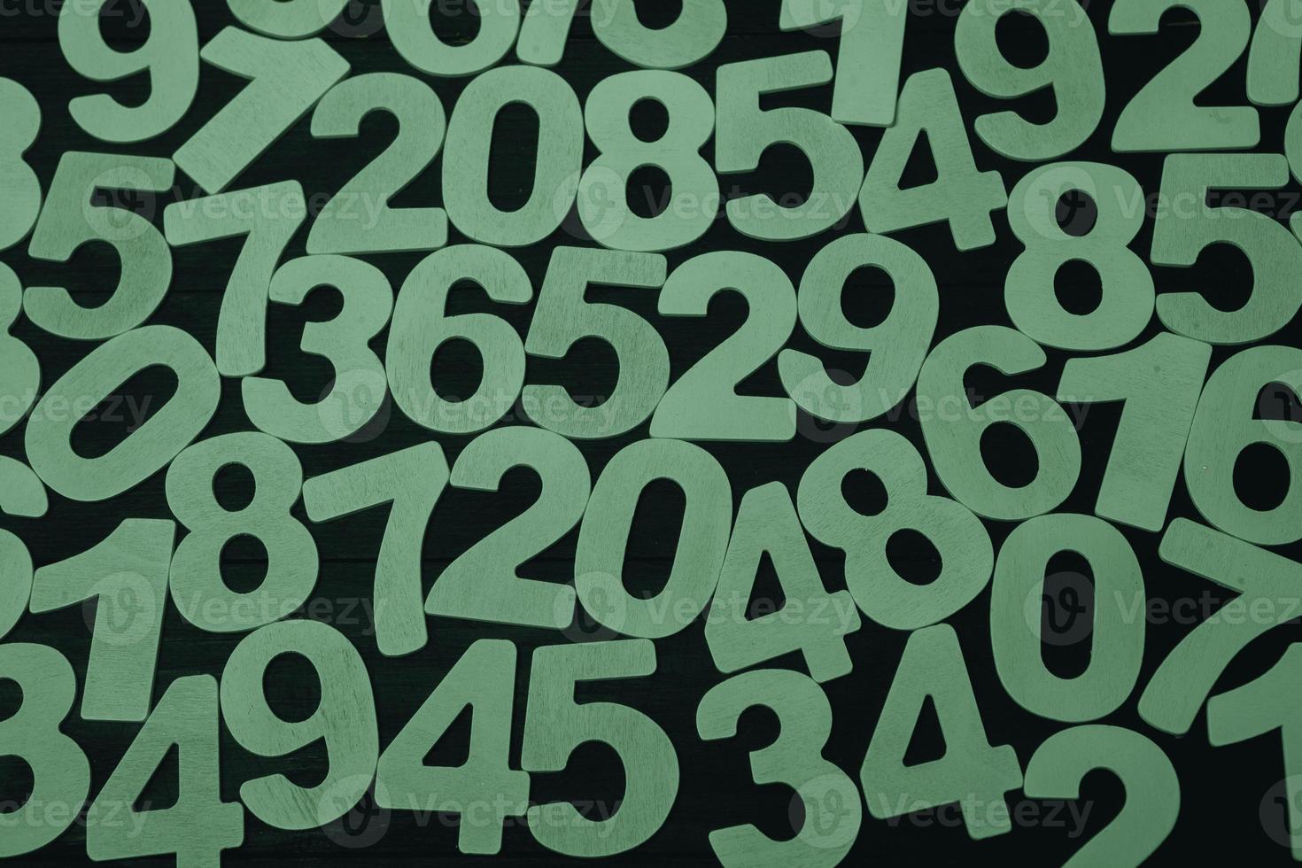 Background of numbers. from zero to nine. Numbers texture. Finance data concept. Matematic. Seamless pattern with numbers. financial crisis concept. Business success. photo