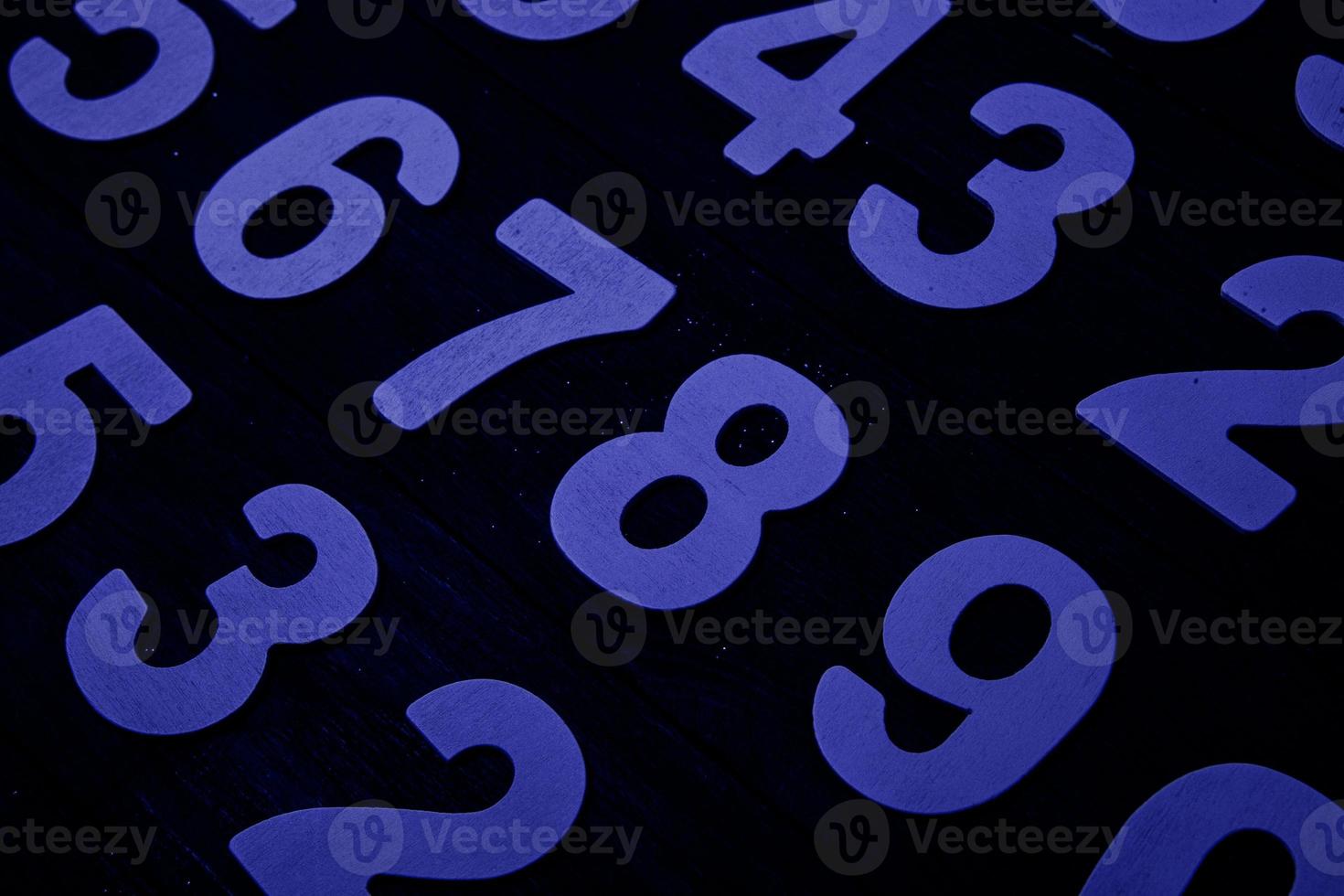 Background of numbers. from zero to nine. Numbers texture. Finance data concept. Matematic. Seamless pattern with numbers. financial crisis concept. Business success. photo