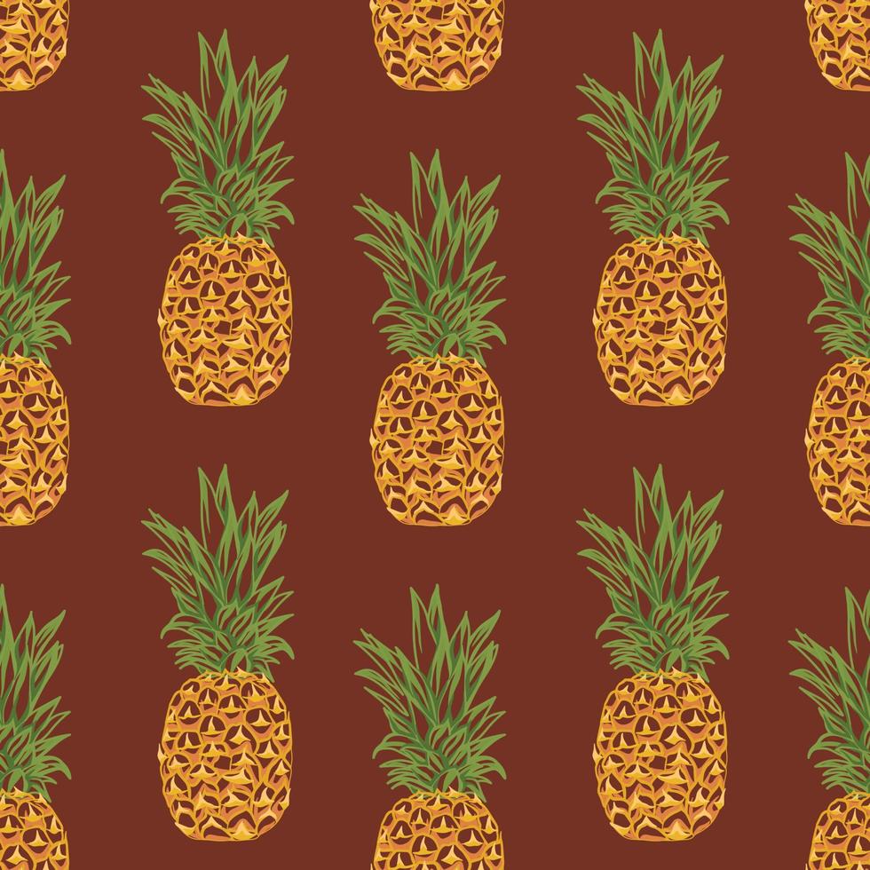 art hand draw vegetable pattern design vector
