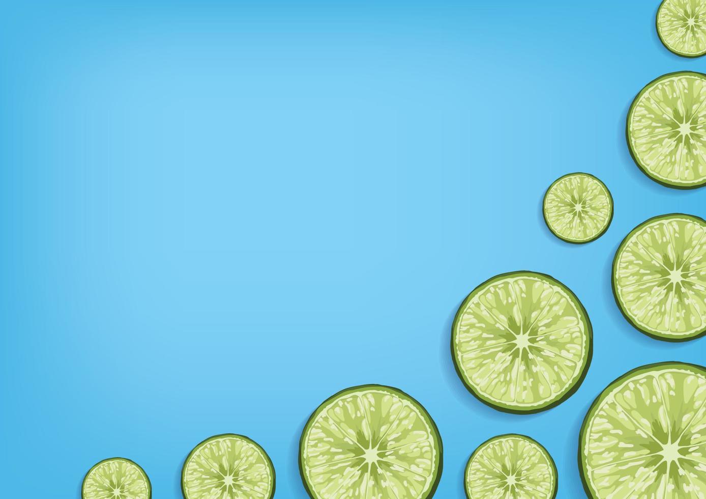 lemon fresh fruit and vegetable background vector