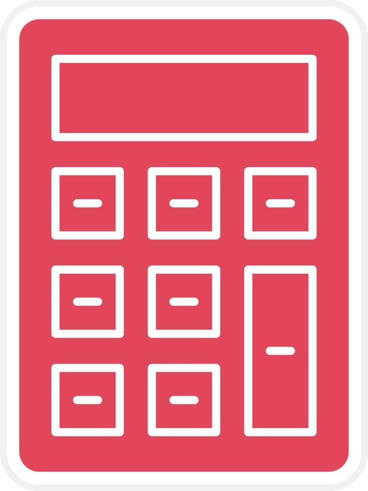 Calculator Icon Style vector