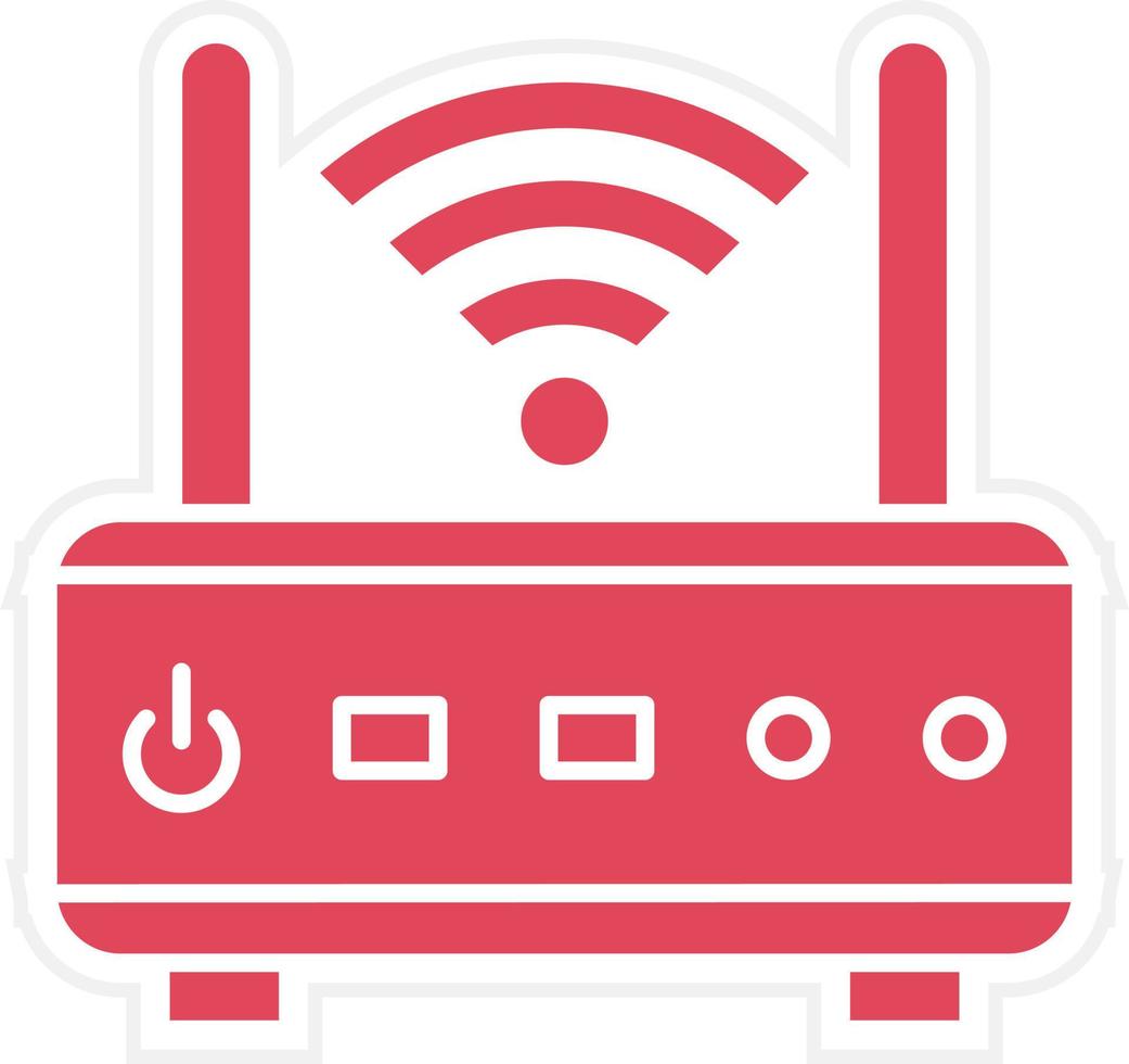 Modem Icon Style vector