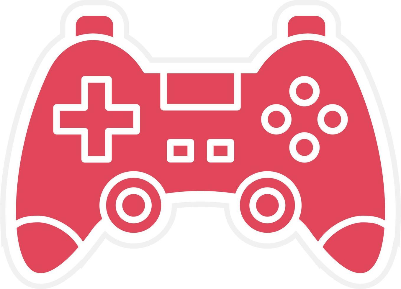 estilo de icono de gamepad vector