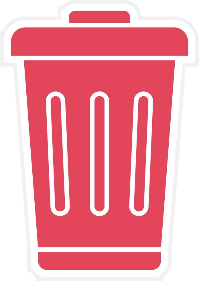 Trash Icon Style vector