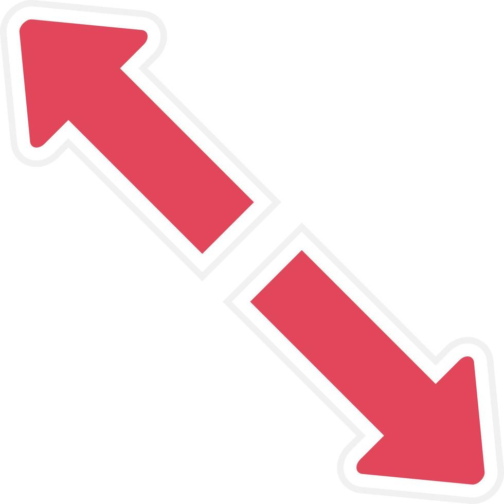 Resize Icon Style vector