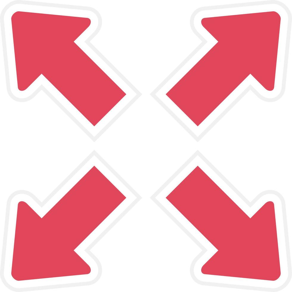 Expand Icon Style vector