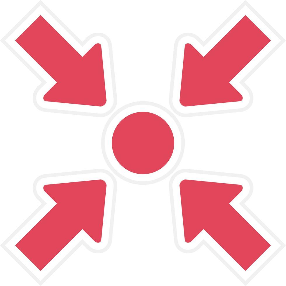 Shrink Icon Style vector