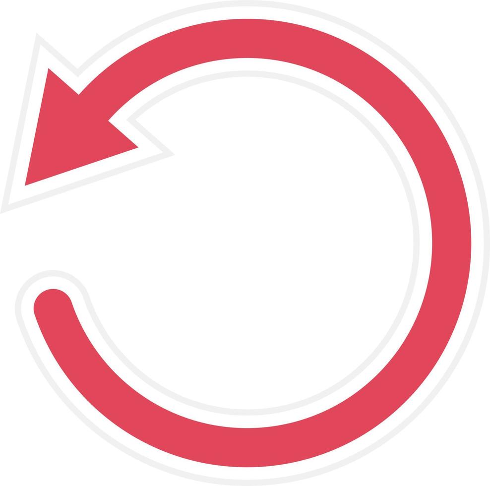Undo Icon Style vector