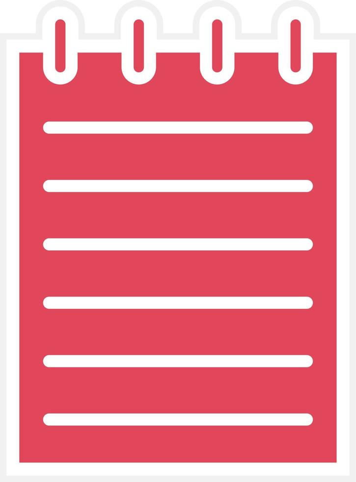 Notepad Icon Style vector