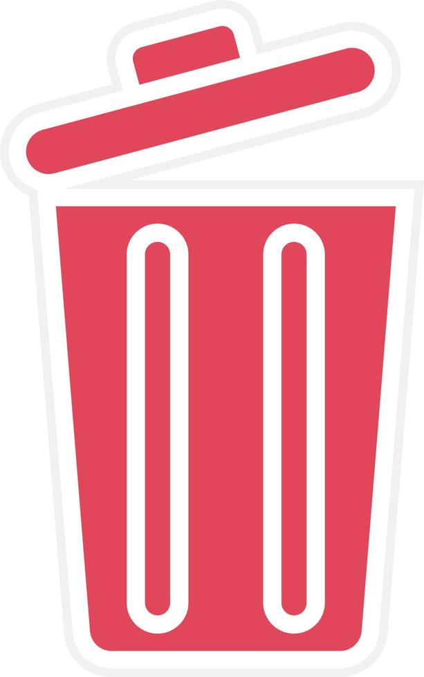 Trash Icon Style vector