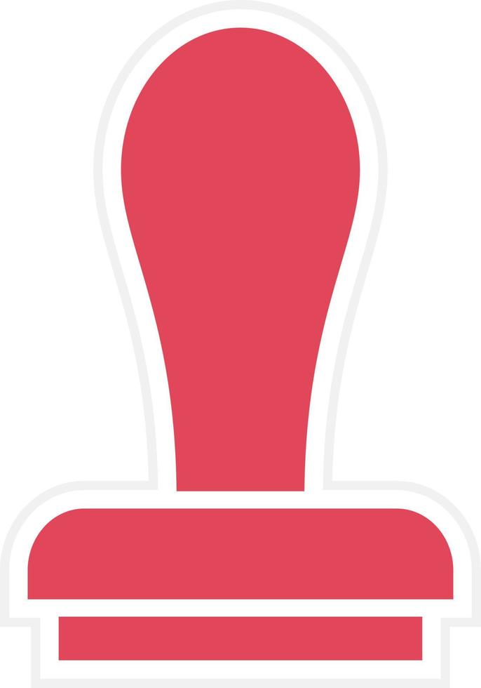 Stamp Icon Style vector