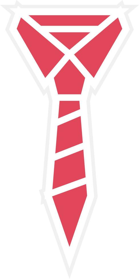 Tie Icon Style vector