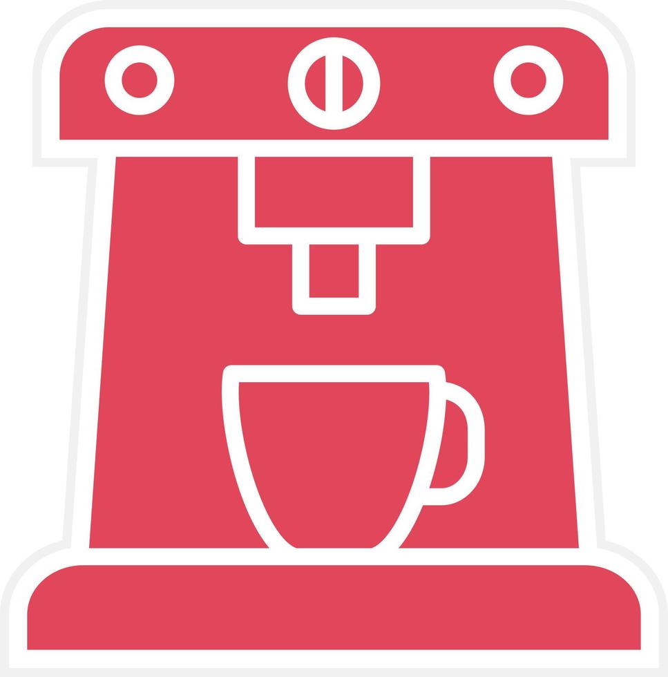 Coffee Machine Icon Style vector