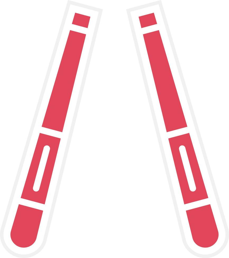 Chopsticks Icon Style vector