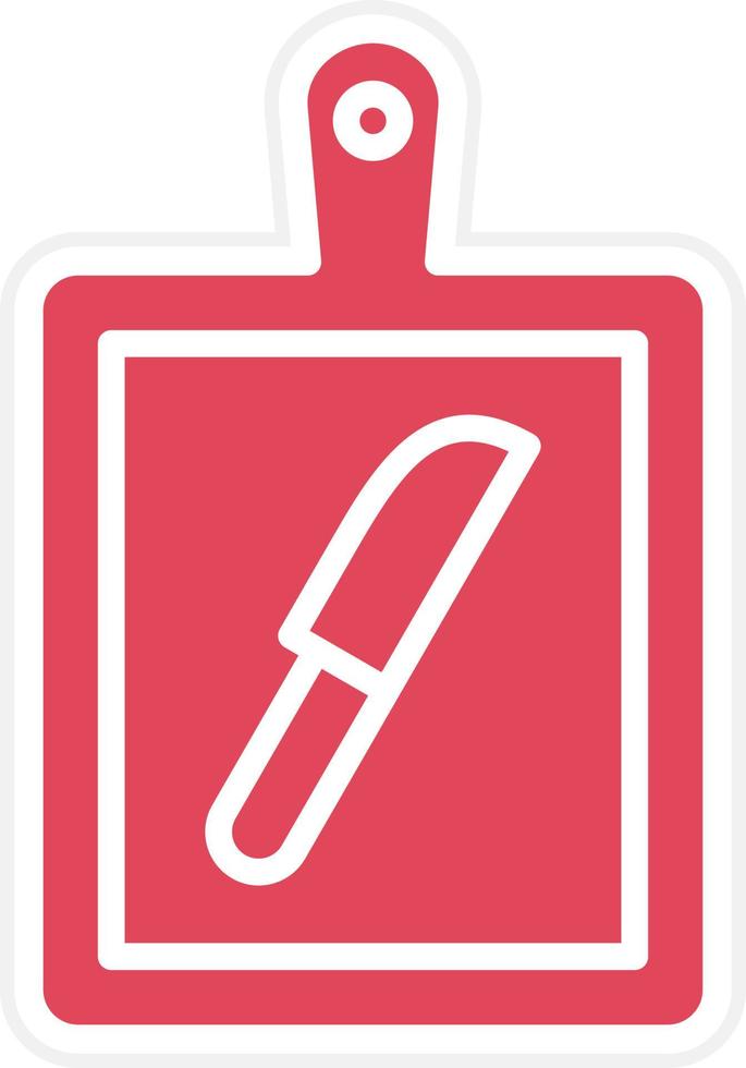 Cutting Board Icon Style vector