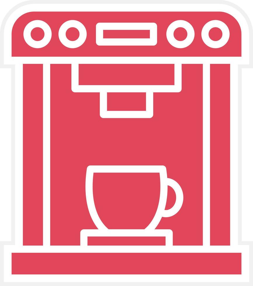 Coffee Machine Icon Style vector