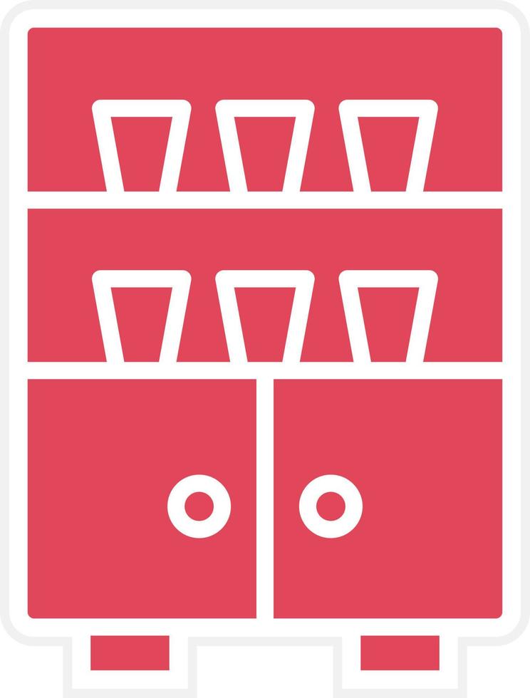 Cupboard Icon Style vector