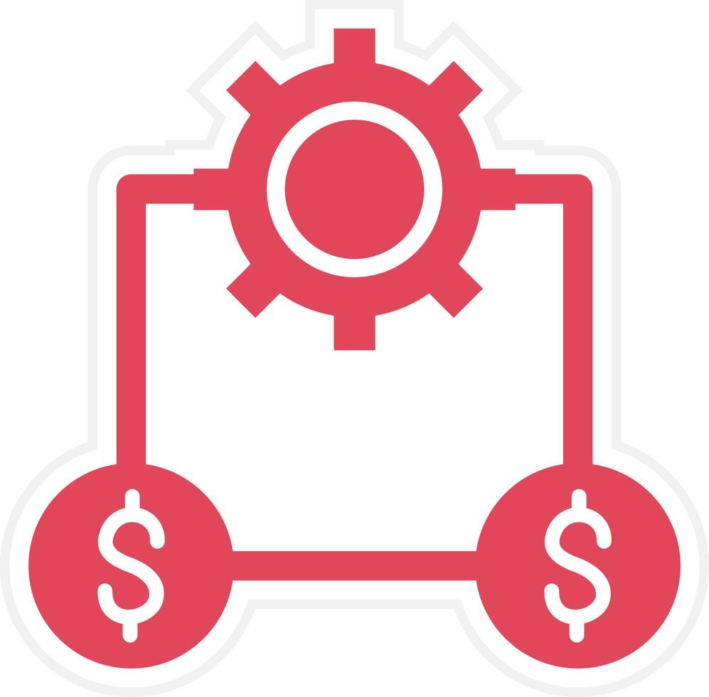 Money Management Icon Style vector