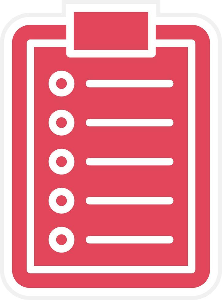 List Icon Style vector