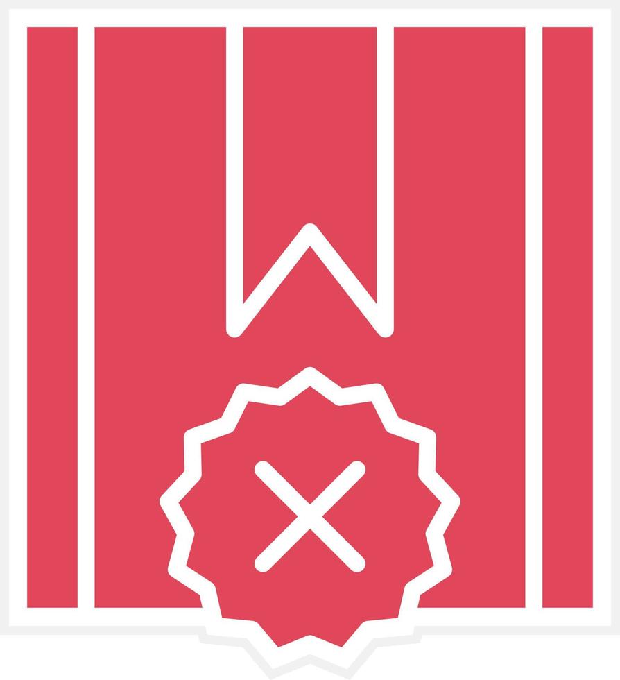 Rejected Project Icon Style vector