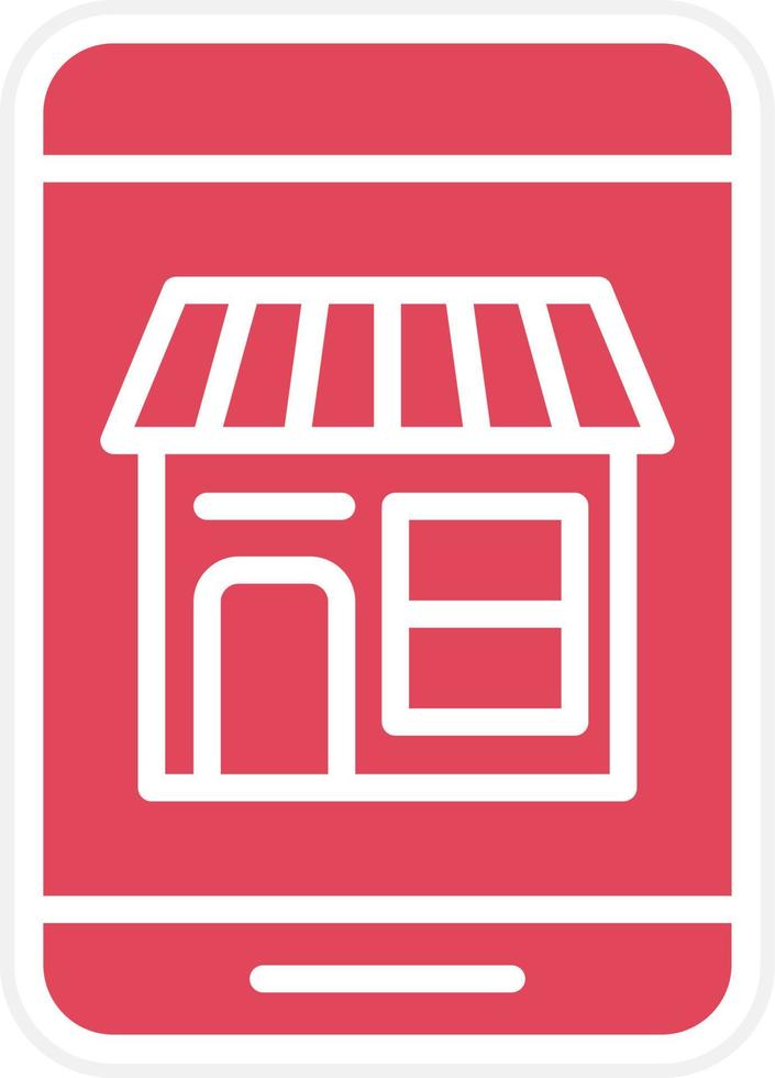 Online Shop Icon Style vector