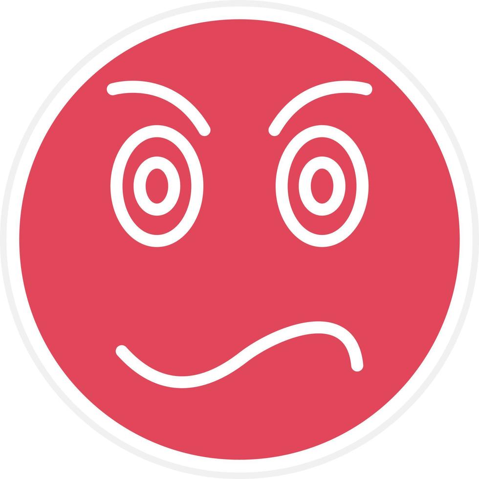 Angry Icon Style vector