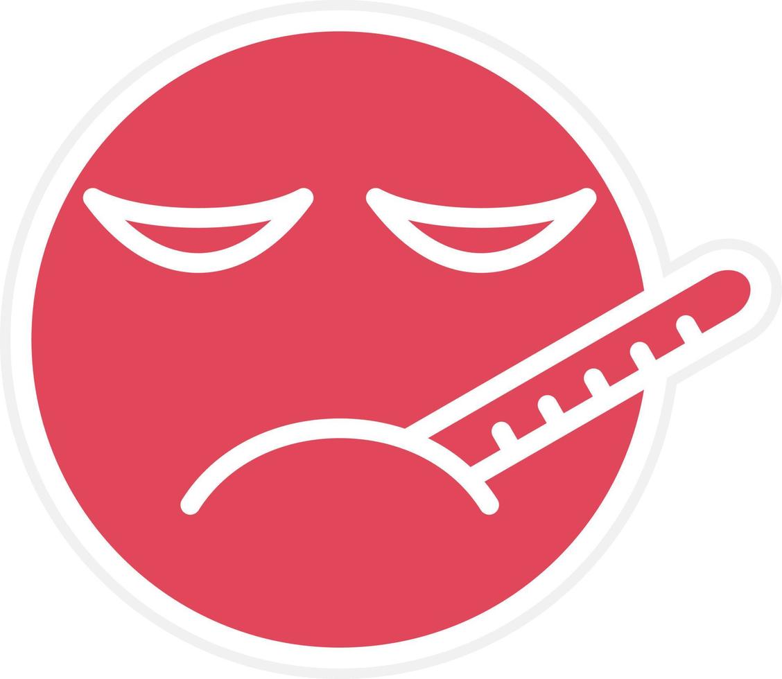 Sick Icon Style vector