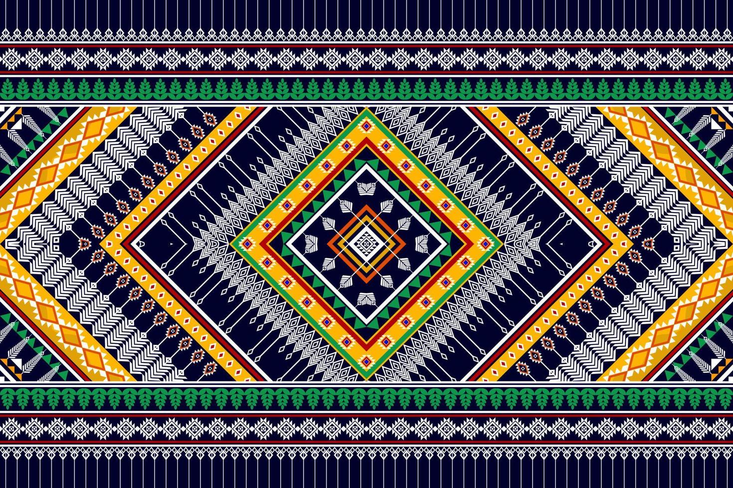 Abstract geometric ethnic pattern design. Aztec fabric carpet mandala ornament boho native chevron textile decoration wallpaper. Tribal ethnic traditional embroidery vector background