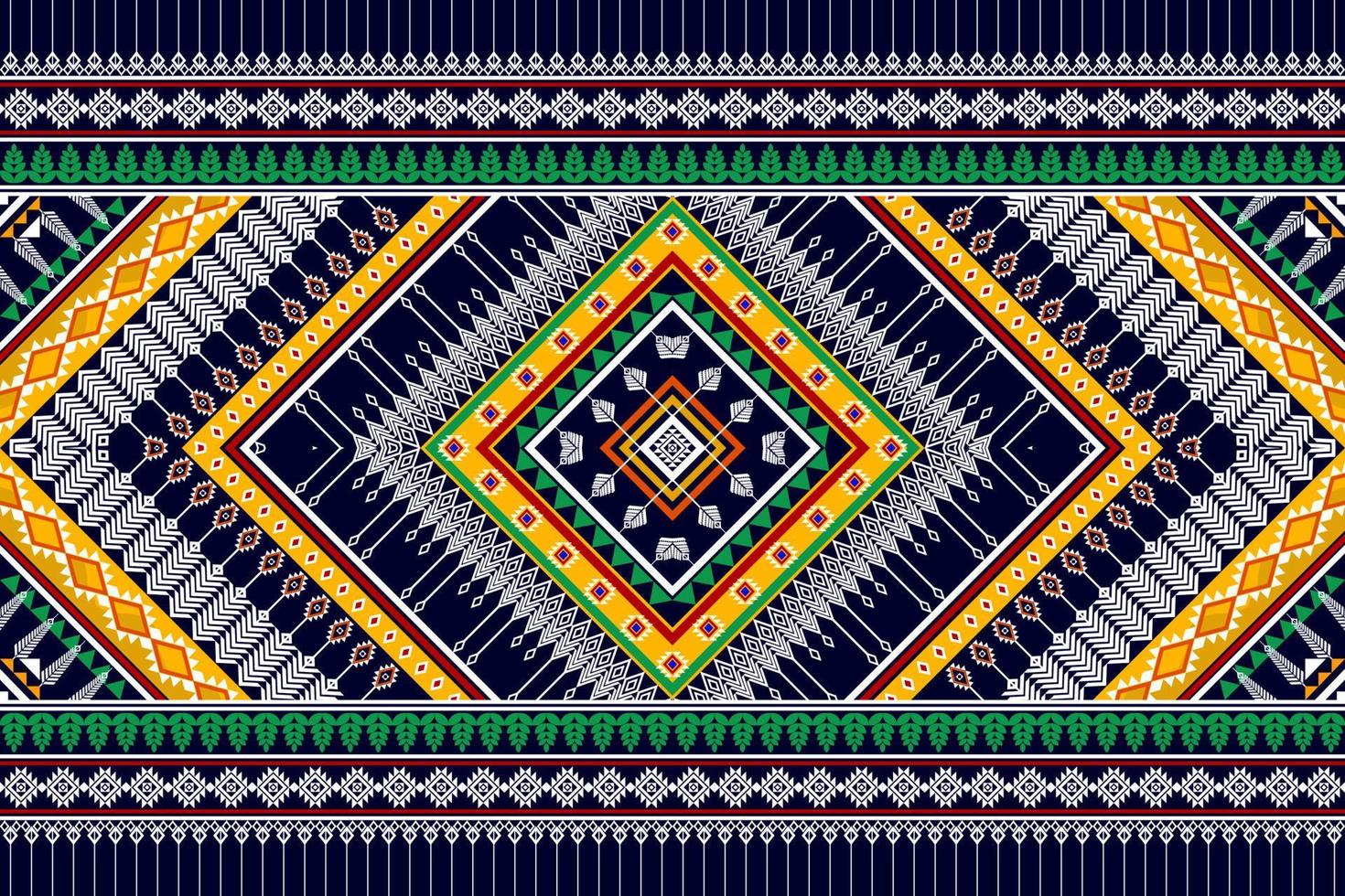 Abstract geometric ethnic pattern design. Aztec fabric carpet mandala ornament boho native chevron textile decoration wallpaper. Tribal ethnic traditional embroidery vector background