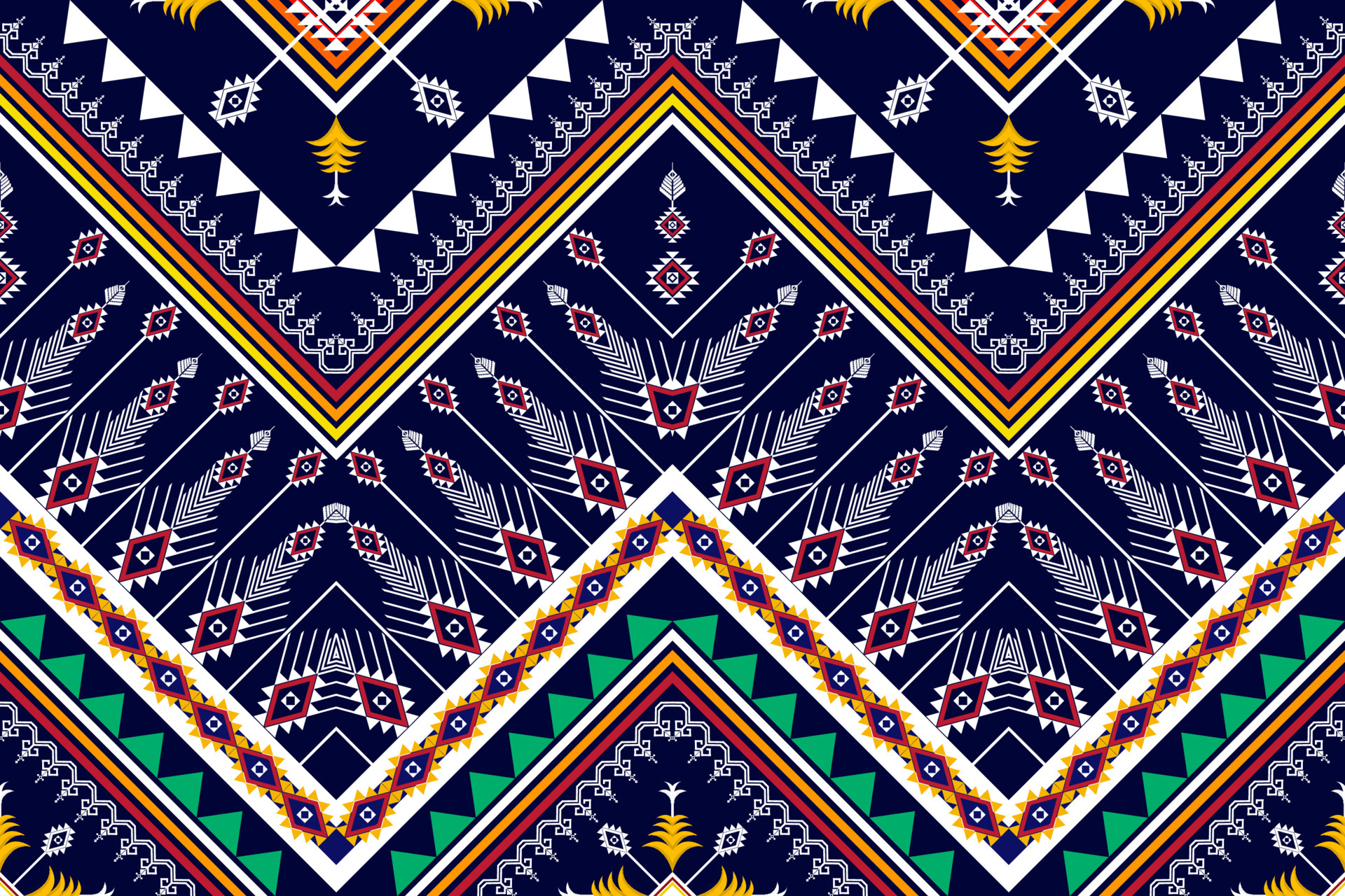 Abstract geometric ethnic pattern design. Aztec fabric carpet mandala  ornament boho native chevron textile decoration wallpaper. Tribal ethnic  traditional embroidery vector background 7034806 Vector Art at Vecteezy