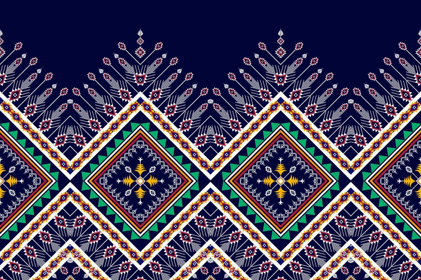 Abstract geometric ethnic pattern design. Aztec fabric carpet mandala ornament boho native chevron textile decoration wallpaper. Tribal ethnic traditional embroidery vector background