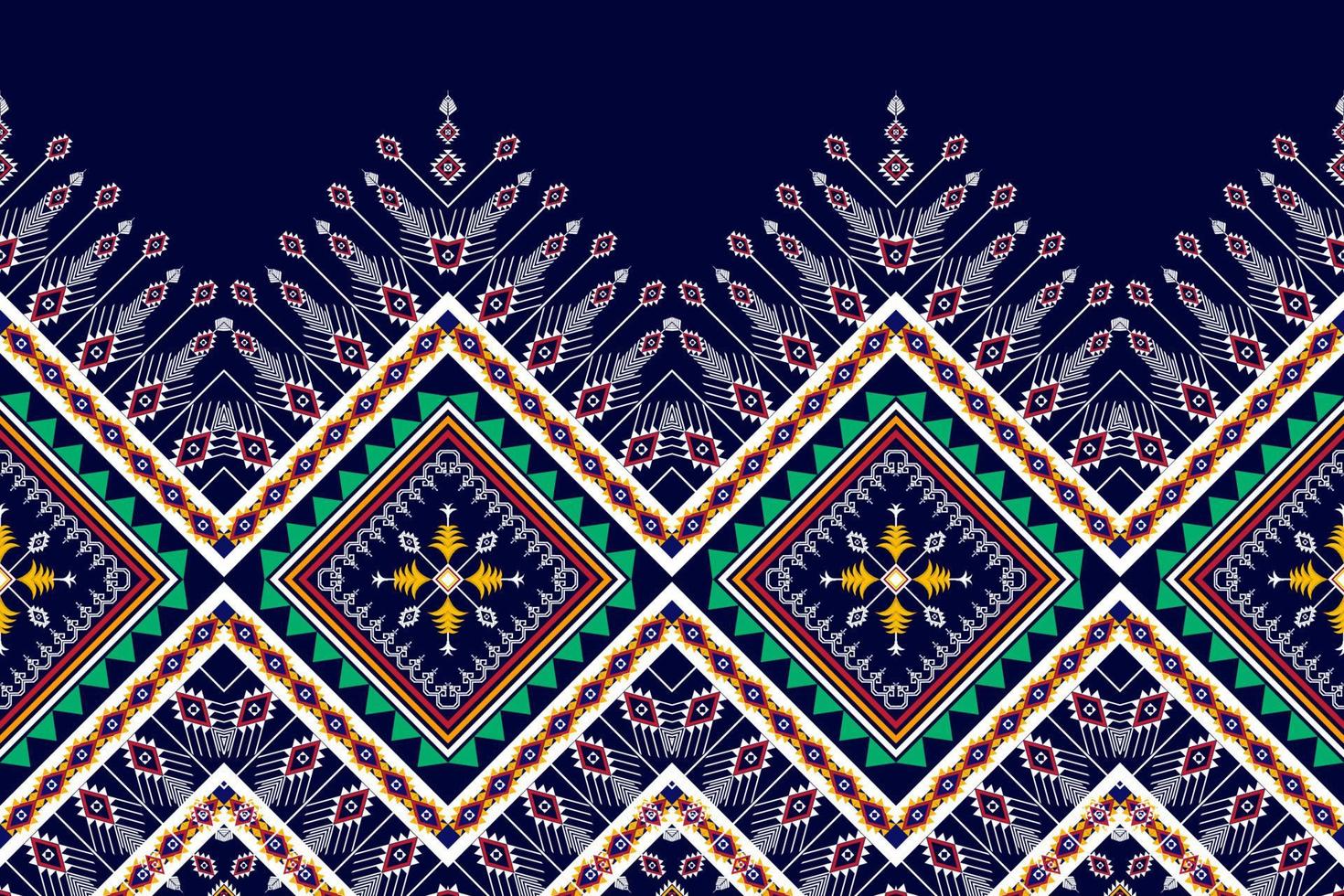 diseño de patrones étnicos geométricos abstractos. tela azteca alfombra mandala ornamento boho nativo chevron textil decoración papel tapiz. Fondo de vector de bordado tradicional étnico tribal