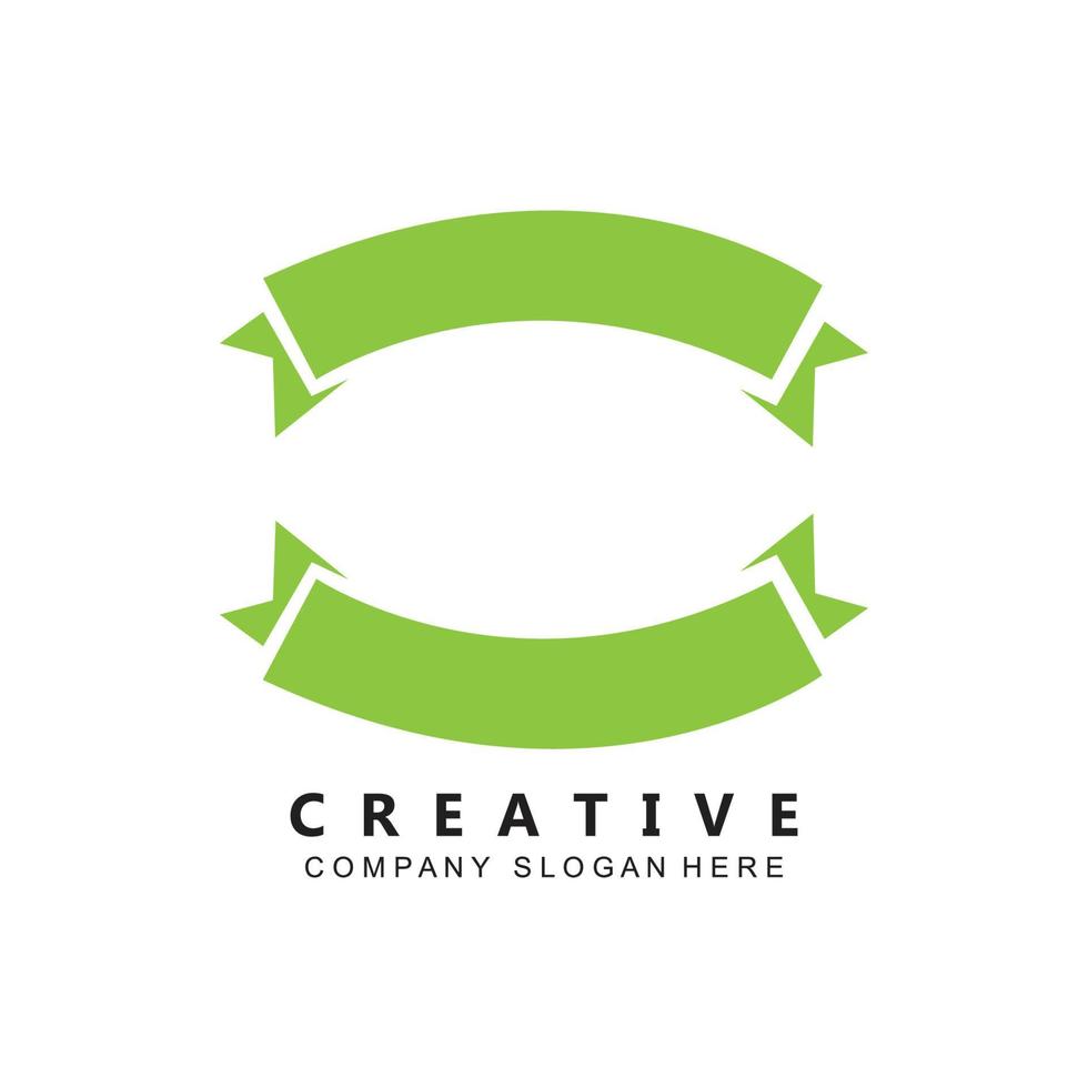 simple decoration banner logo vector symbol