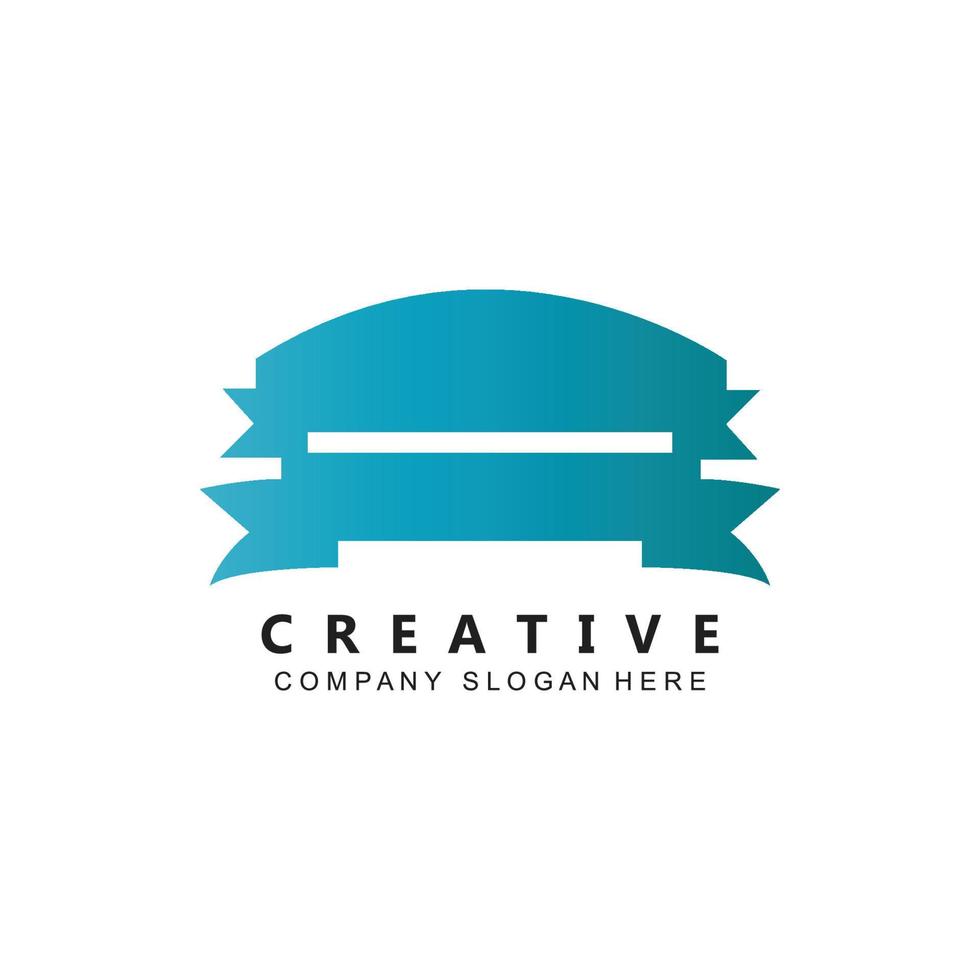simple decoration banner logo vector symbol