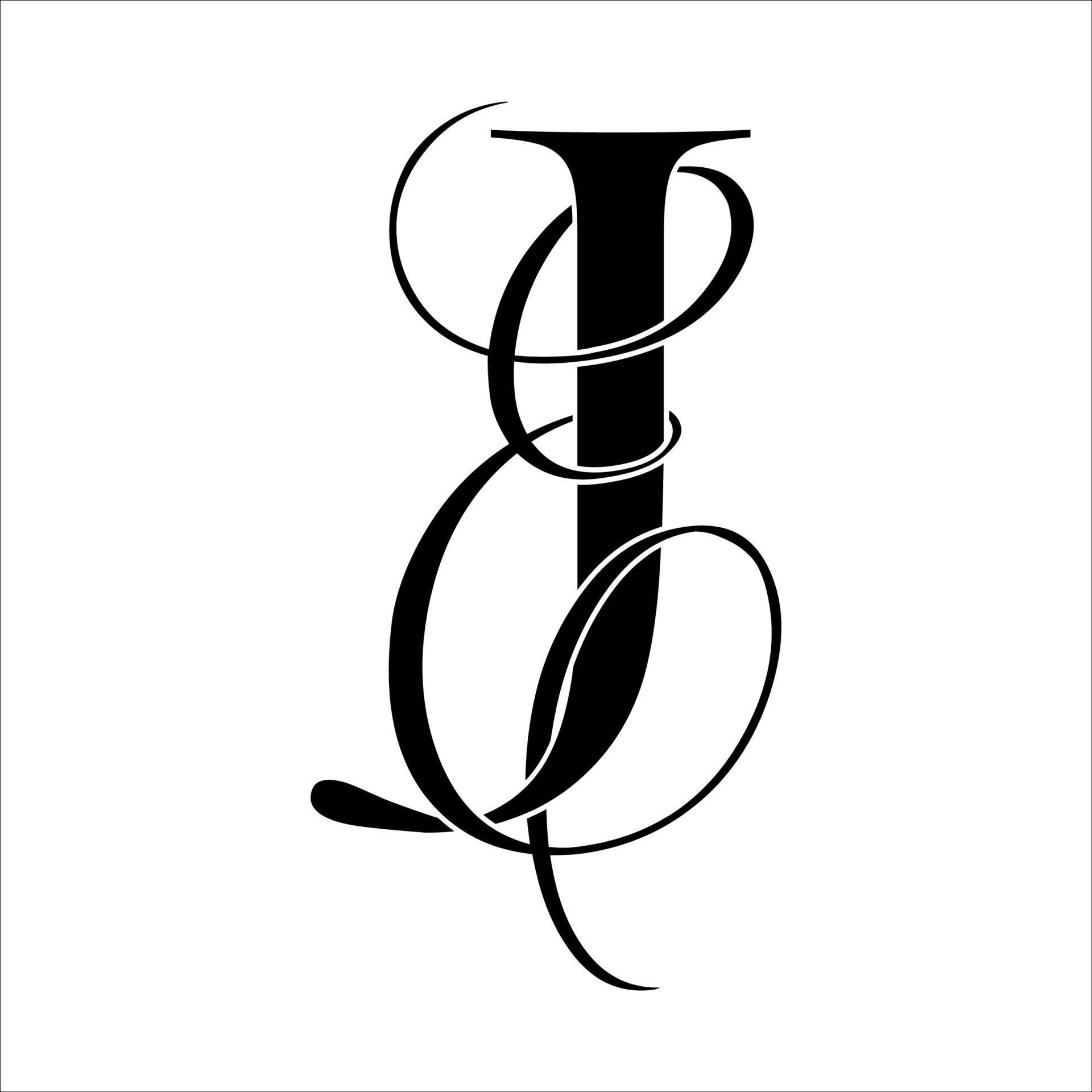 je ,ej, monogram logo. Calligraphic signature icon. Wedding Logo ...