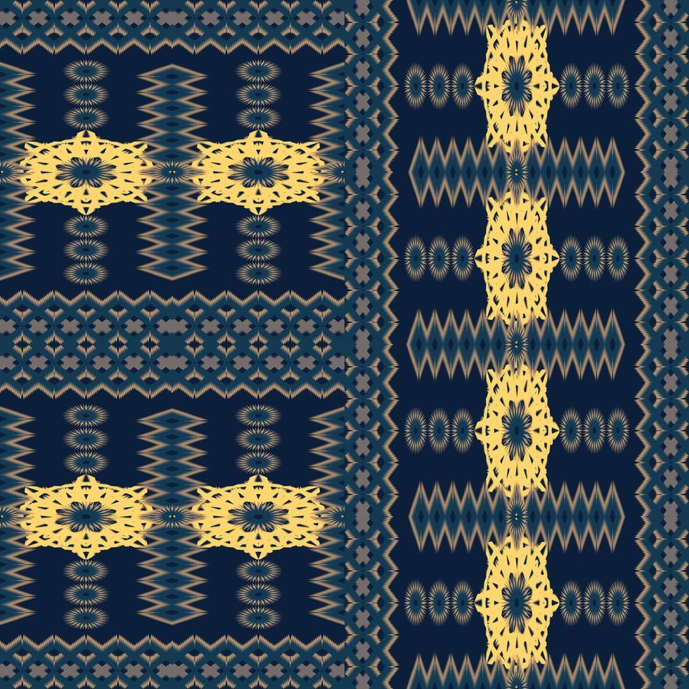 2in1 Seamless Native Fabric Pattern Designed from Geometric Shapes Use it as a Background Image, Destroy Shirts, and Make Patterns On Things. vector