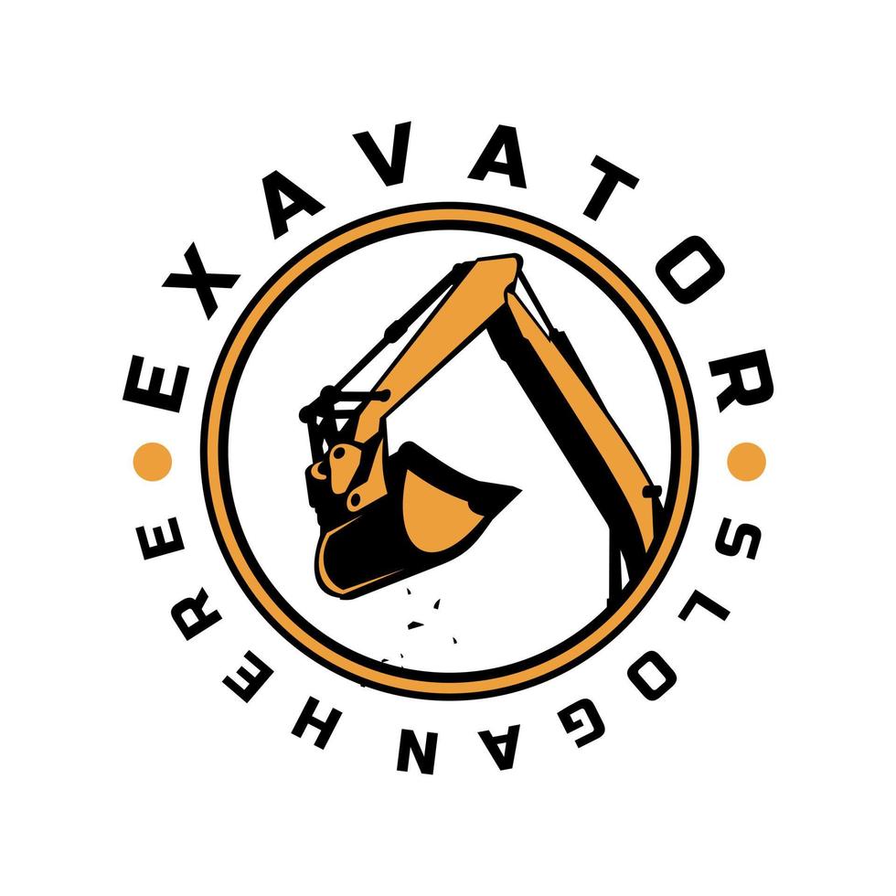 earthworks logo concept black vector