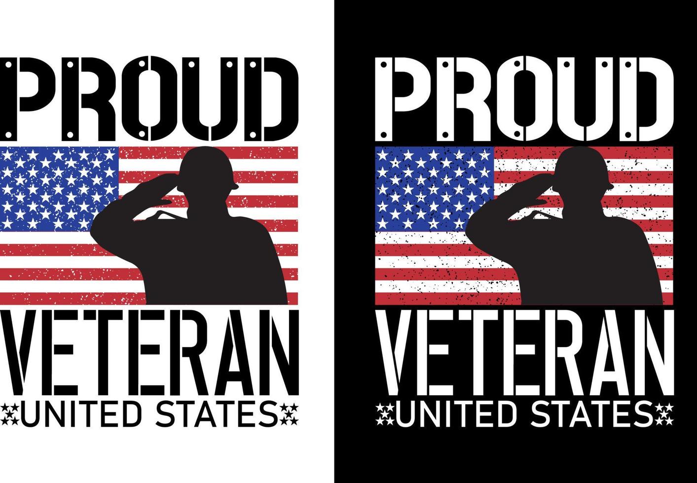 Proud veteran united states t-shirt design vector