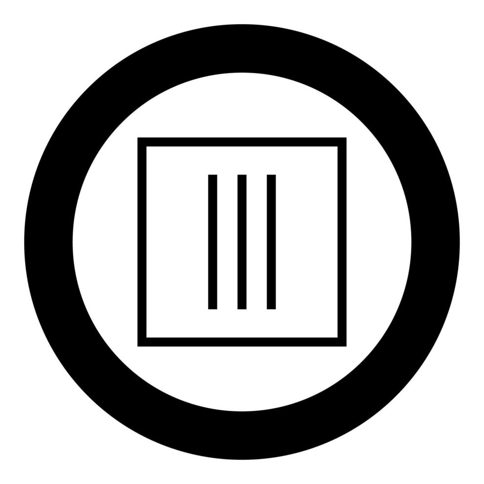 secado sin centrifugado símbolos de cuidado de la ropa concepto de lavado icono de signo de lavandería en círculo redondo color negro ilustración vectorial imagen de estilo plano vector
