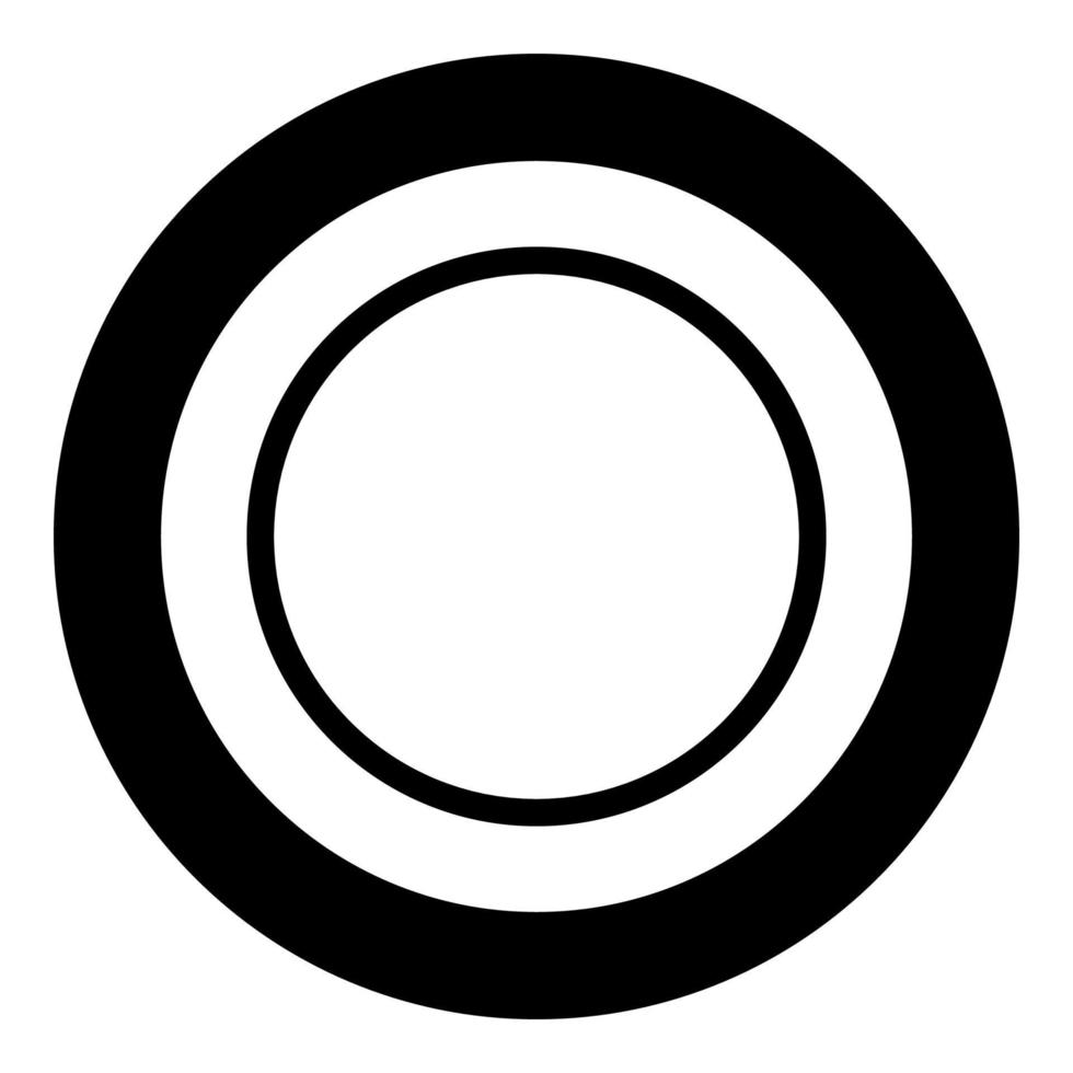 limpieza en seco símbolos de cuidado de la ropa de la tintorería concepto de lavado icono de signo de lavandería en círculo redondo color negro ilustración vectorial imagen de estilo plano vector
