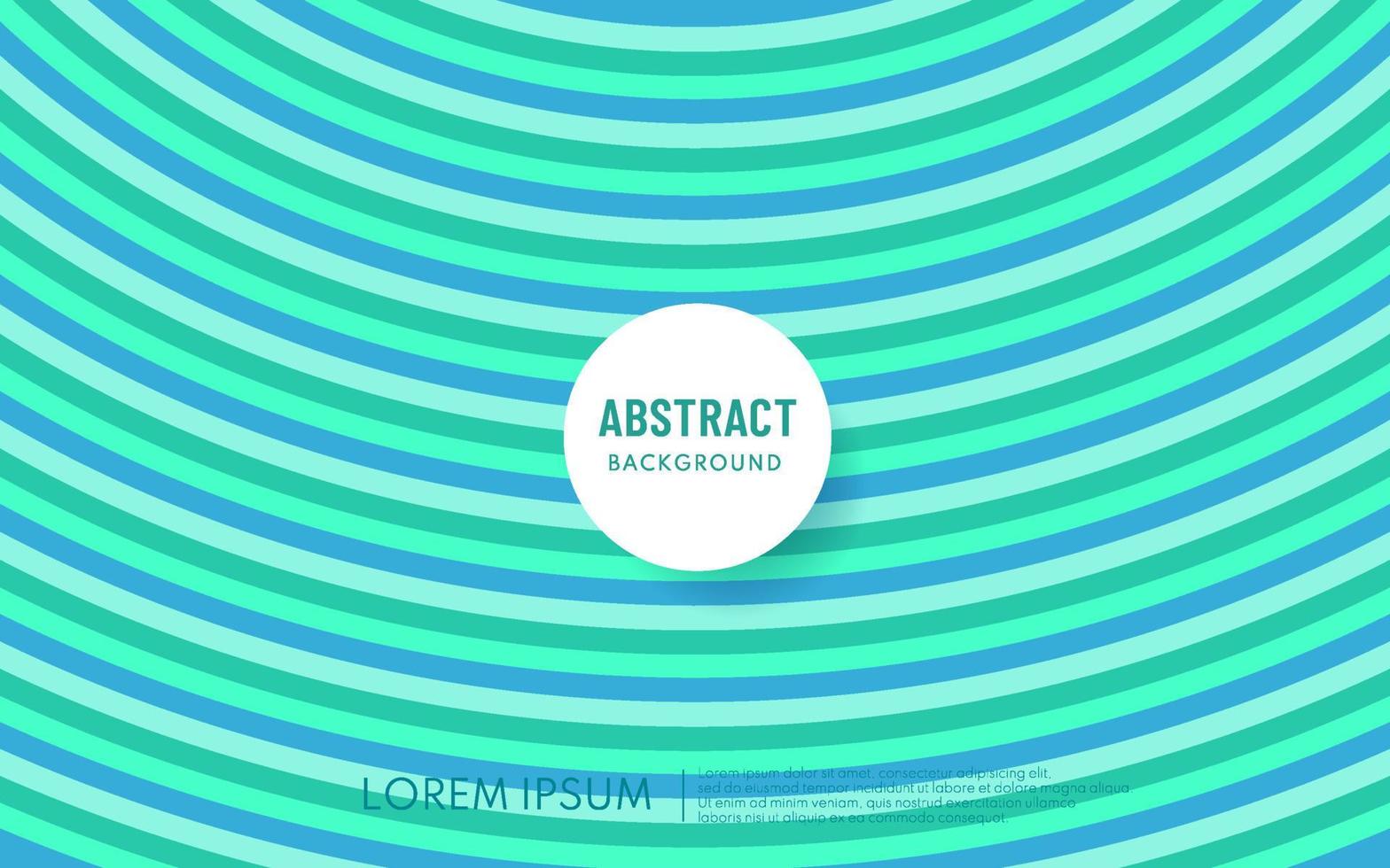 Abstract green mint circles spin pattern lines background. Design decoration concept for web layout, poster, banner. Vector illustration.