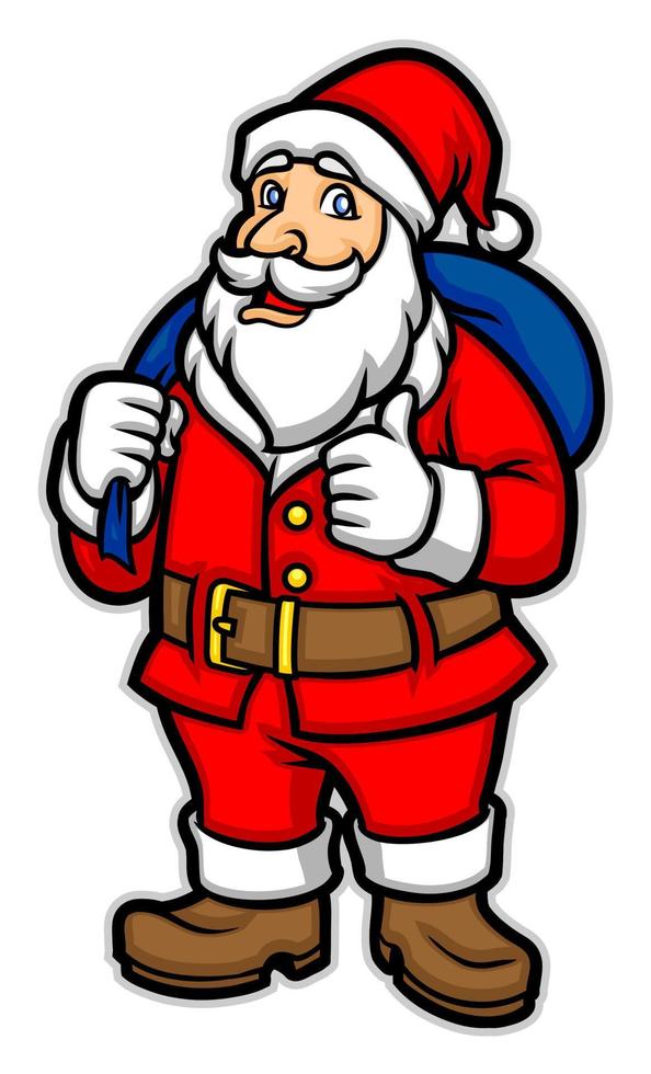 Merry Christmas of Santa Claus vector