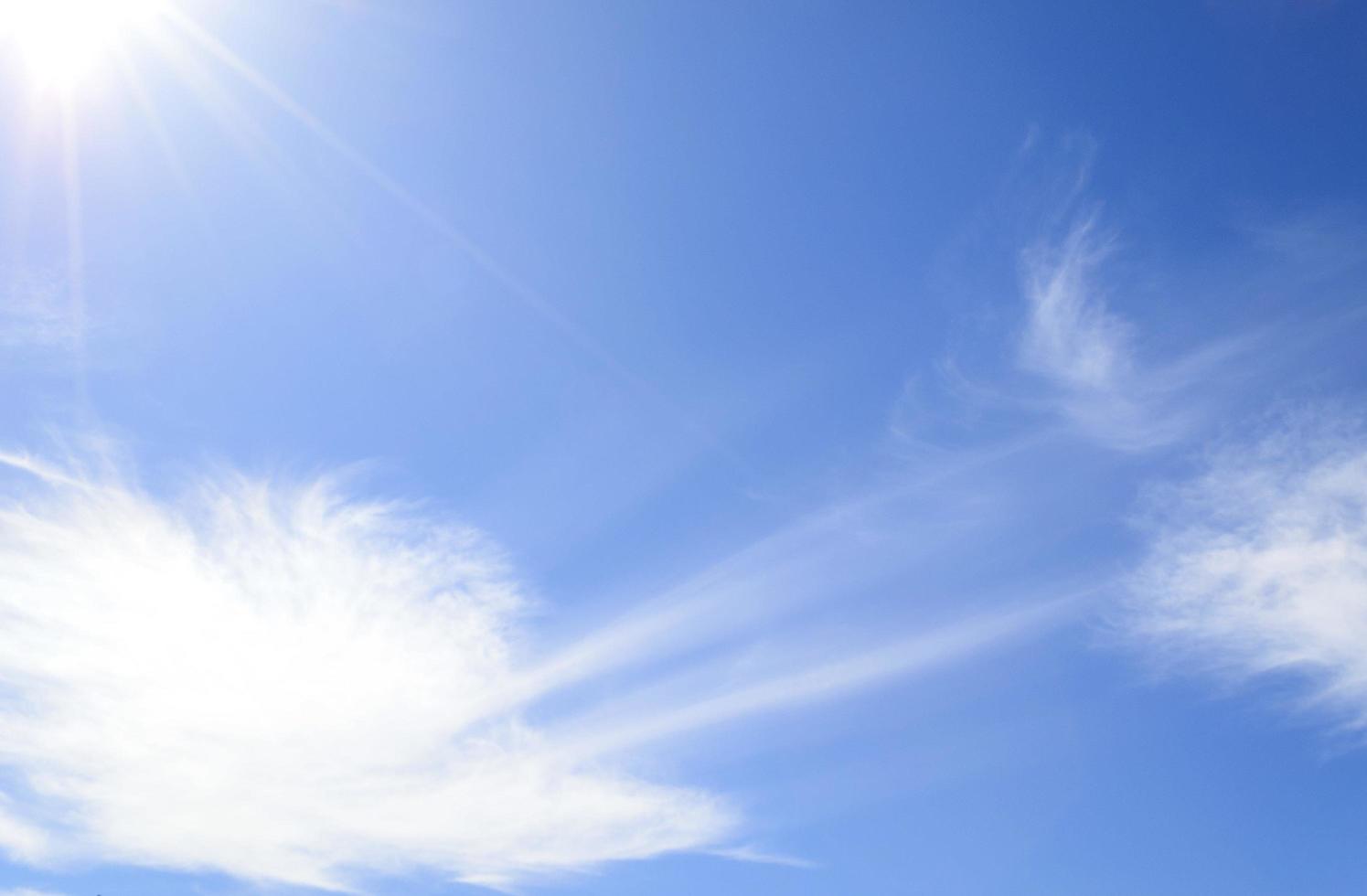 blue sky background with clouds.Religion sense. photo