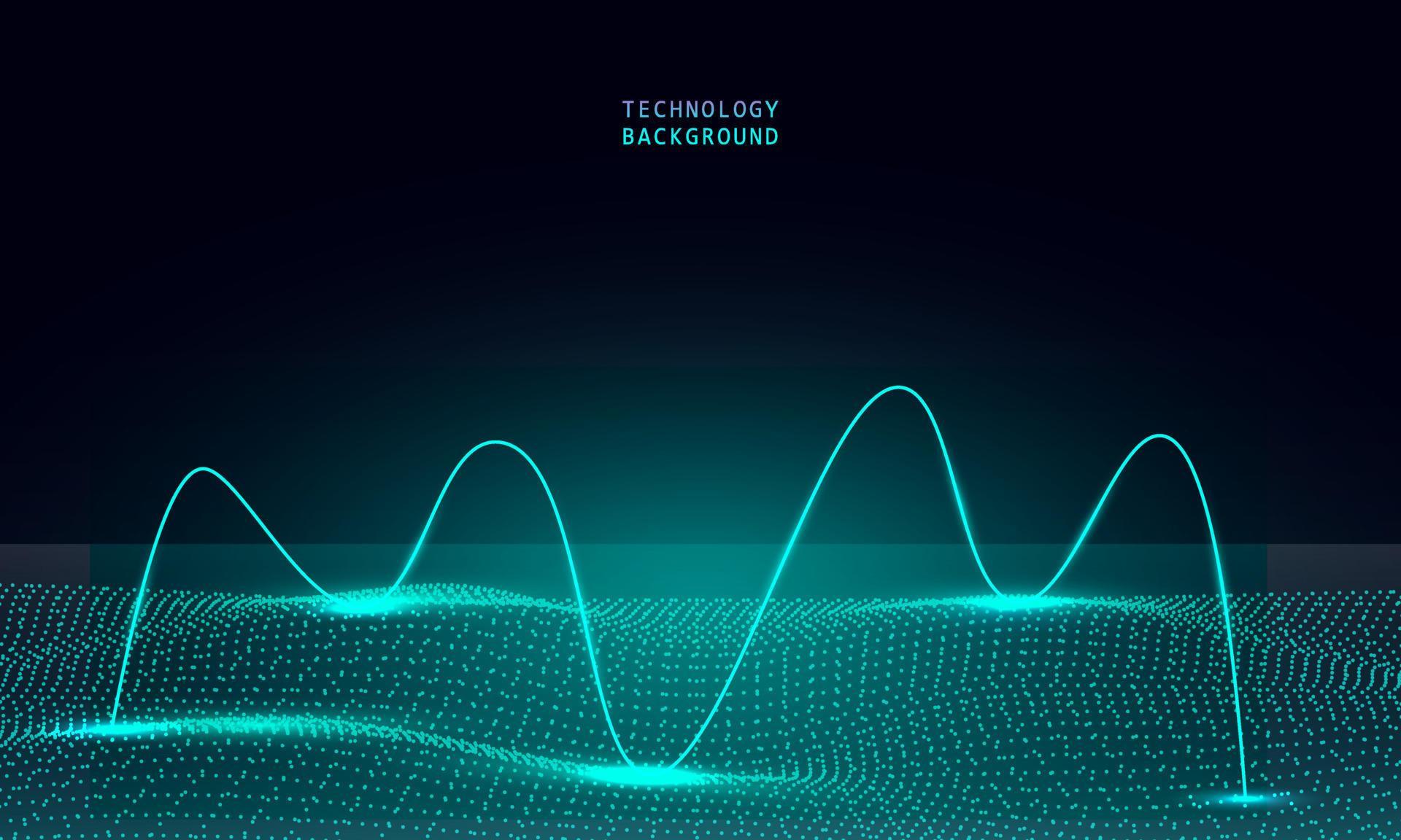 Abstract technology concept background and connection system with ...