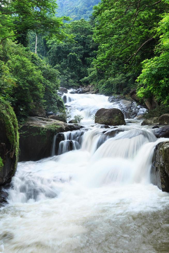 cascada de nang rong en el parque nacional de khao yai, nakhon nayok, tailandia foto