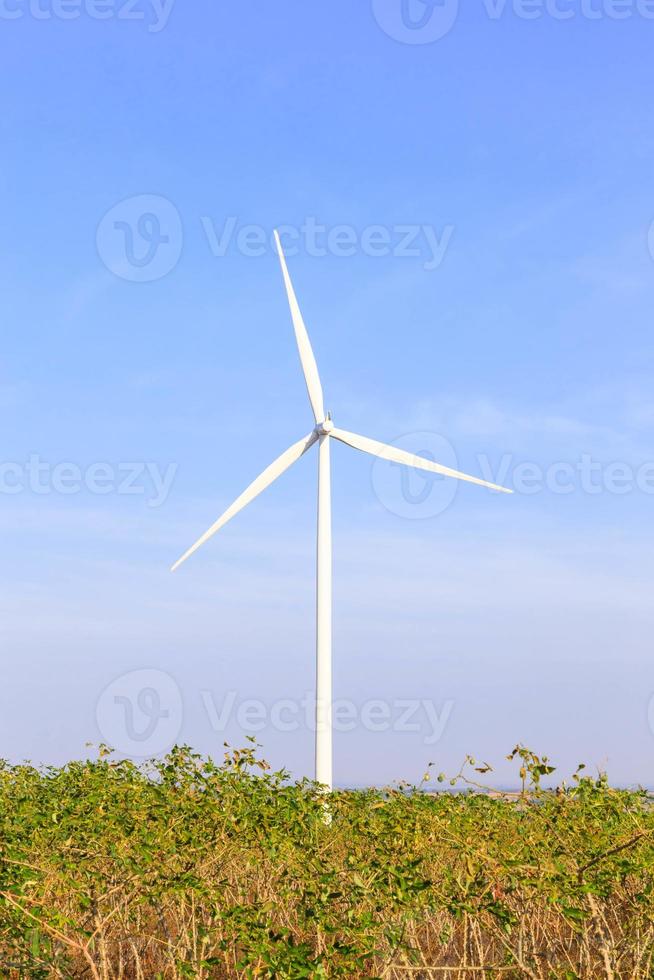 generador de energía de la turbina de viento foto
