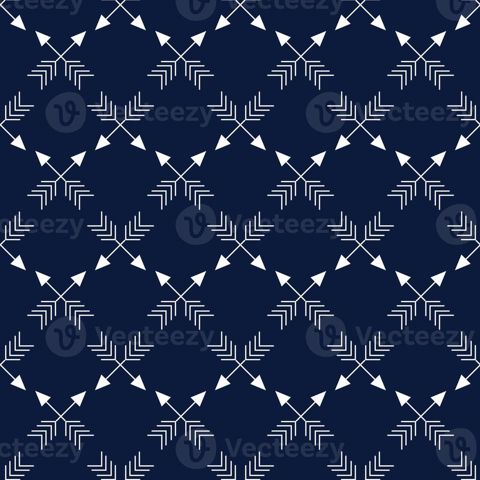 Christmas nordic pattern with arrows photo